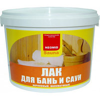 Neomid Sauna - Лак акриловый для бань и саун, 2.5л