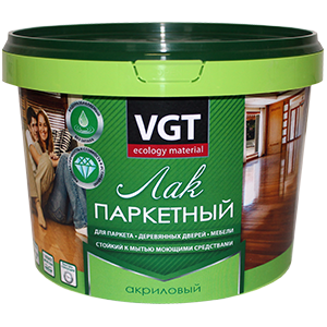 Лак акриловый паркетный глянцевый, 2.2кг VGT