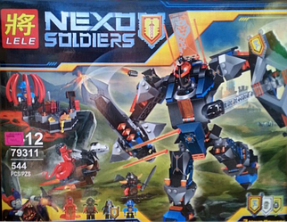 Конструктор LELE NEXO SOLDIERS Супер герои (аналог LEGO), 544 детали