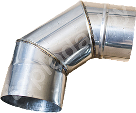 Отвод дымохода 90° d115