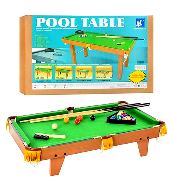 Игра настольная "Бильярд" на ножках Pool Table, 1029Т - фото 1 - id-p47521816