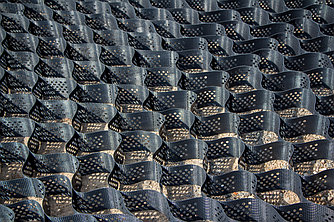 Георешетка 210*210*100мм П Размер модуля 2960 х 6610 /19,58 м2