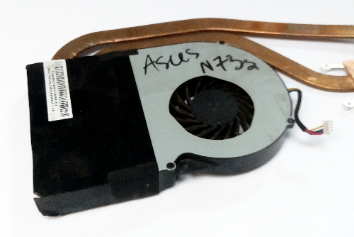 Вентилятор, кулер для ASUS N73S - фото 2 - id-p47581644