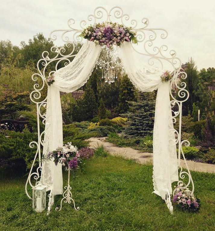 Свадебная кованая арка