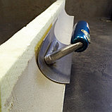 Кельма "плинтусовка" для галтели (выкружки), стальная, радиус ок. 30 мм, длина 170 мм, фото 2