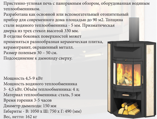 Купить Печь Камин Аква