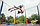 Батут с защитной сеткой и лестницей Sundays Acrobat 490 см - 16ft, фото 4