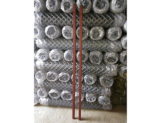 Столб для сетка-рабица 40х40мм, 2м