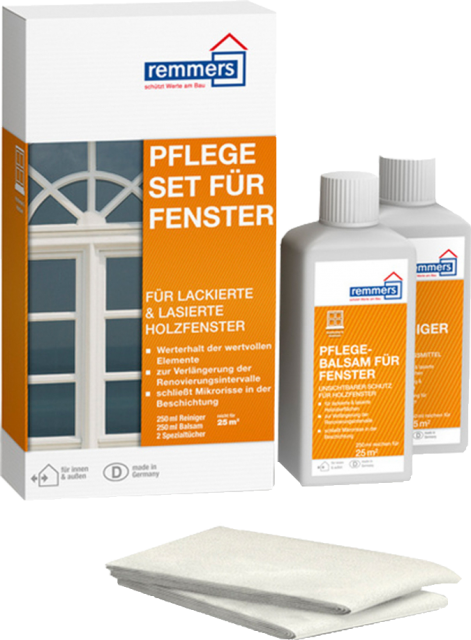 Remmers Pflege-Set fur Fenster - Набор по уходу за деревянными окнами | Реммерс