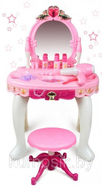 Туалетный столик со стульчиком с набором для принцессы Юная красавица 008-25 - фото 3 - id-p47733564