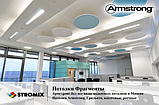 Дизайнерский потолок Армстронг Optima Canopy  Circle круг 1170x22мм 1,37м2, фото 2