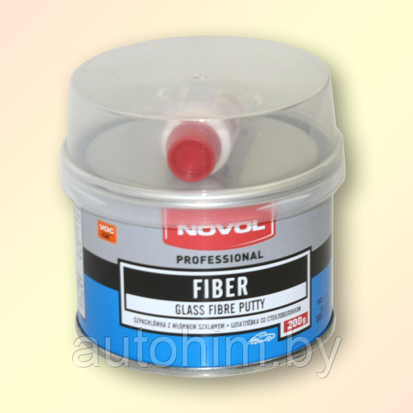 Шпатлевка Novol FIBER micro со стекловолокном 1 кг