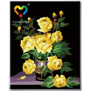 Картина по номерам Желтые розы (HB4050066) 40х50 см - фото 1 - id-p47785291