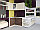 Кухня угловая Артем-Мебель Жасмин 1,4х1,2, слива/ваниль, фото 2