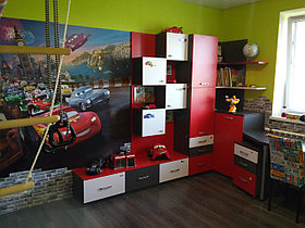 Мебель для мальчика "Гонки"