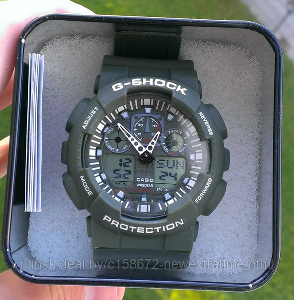 Спортивные часы G-Shock от Casio (копия)Зеленые.