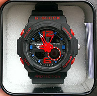 Спортивные часы G-Shock от Casio (копия) Черные с красным., фото 1