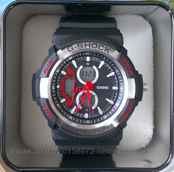 Спортивные часы G-Shock от Casio (копия) Металлические вставки. 