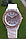 Женские наручные часы GENEVA (копия) Со стразами. Розовые, фото 3