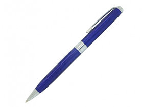 Металлическая шариковая ручка синего цвета АСТ01