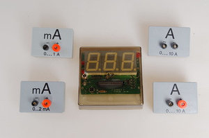 Амперметр демонстрационный цифровой (с гальванометром) АДЦ-1С