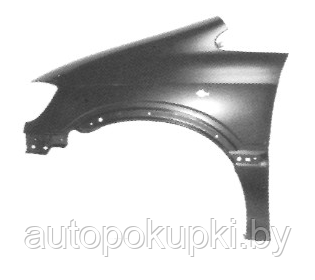 КРЫЛО ПЕРЕДНЕЕ (ЛЕВОЕ) Opel Zafira / Опель зафира 1999-2004, оцинкованно