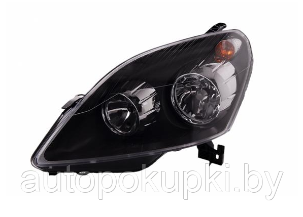 ПЕРЕДНЯЯ ФАРА (ЛЕВАЯ) Opel Zafira / Опель зафира B, темная, 2005-2008 - фото 1 - id-p1674688