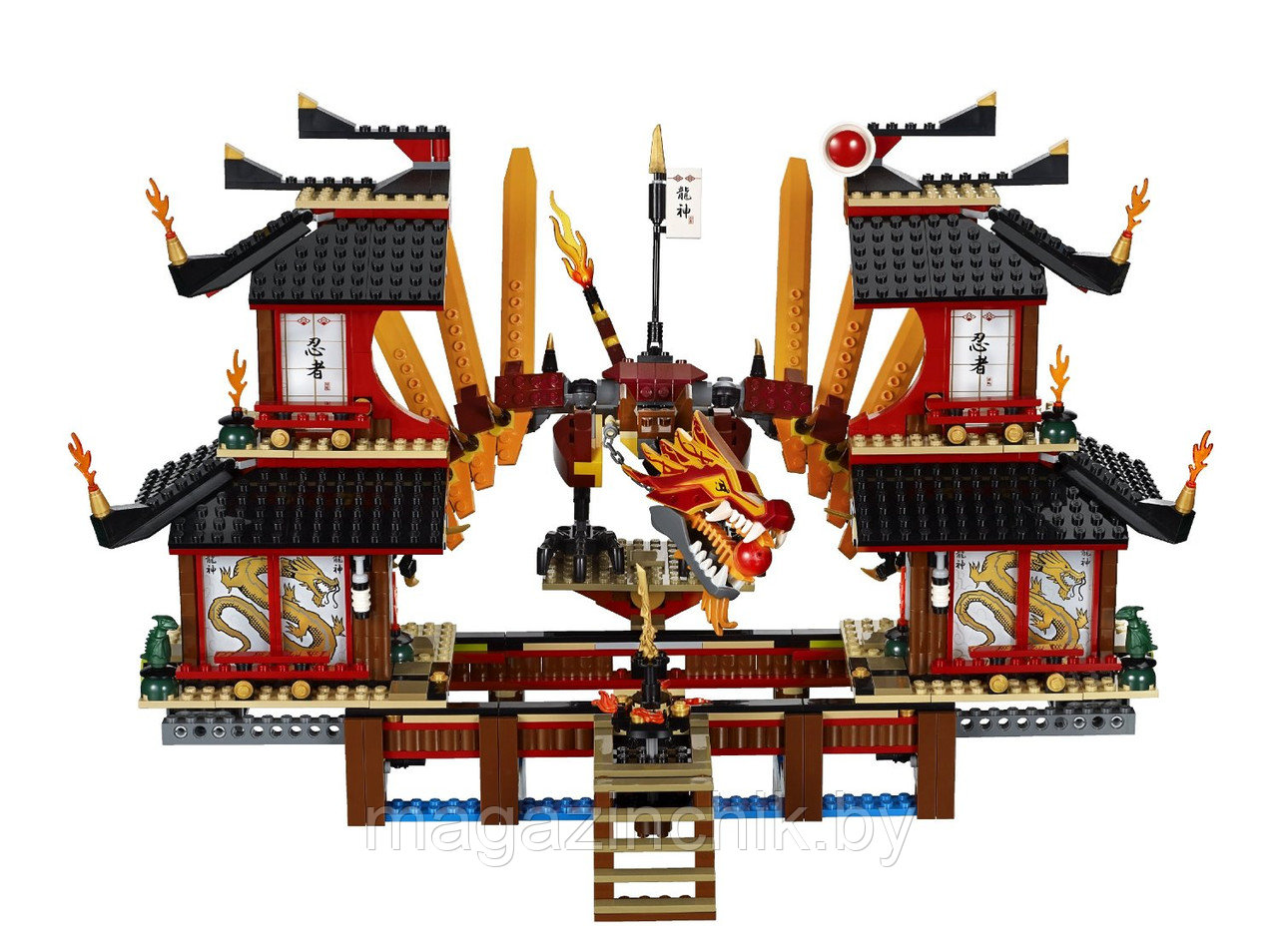 Конструктор Ниндзяго NINJAGO Огненный храм 79140, 1210 дет, 7 минифигурок, аналог Лего Ниндзя го (LEGO) 2507 - фото 2 - id-p47934693