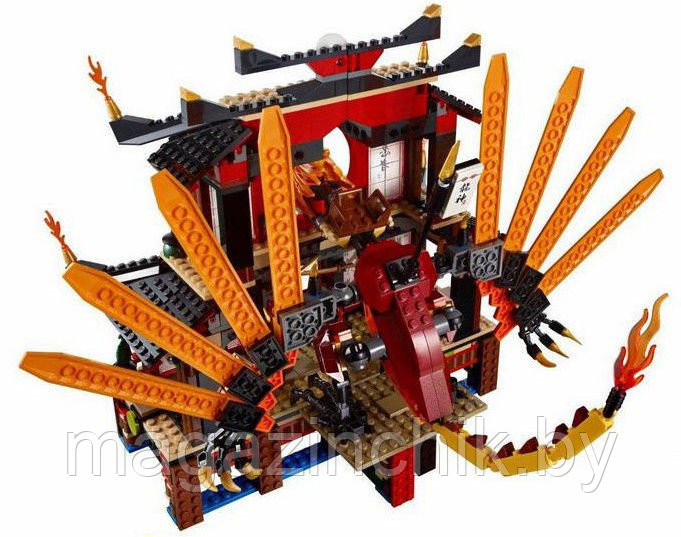 Конструктор Ниндзяго NINJAGO Огненный храм 79140, 1210 дет, 7 минифигурок, аналог Лего Ниндзя го (LEGO) 2507 - фото 3 - id-p47934693