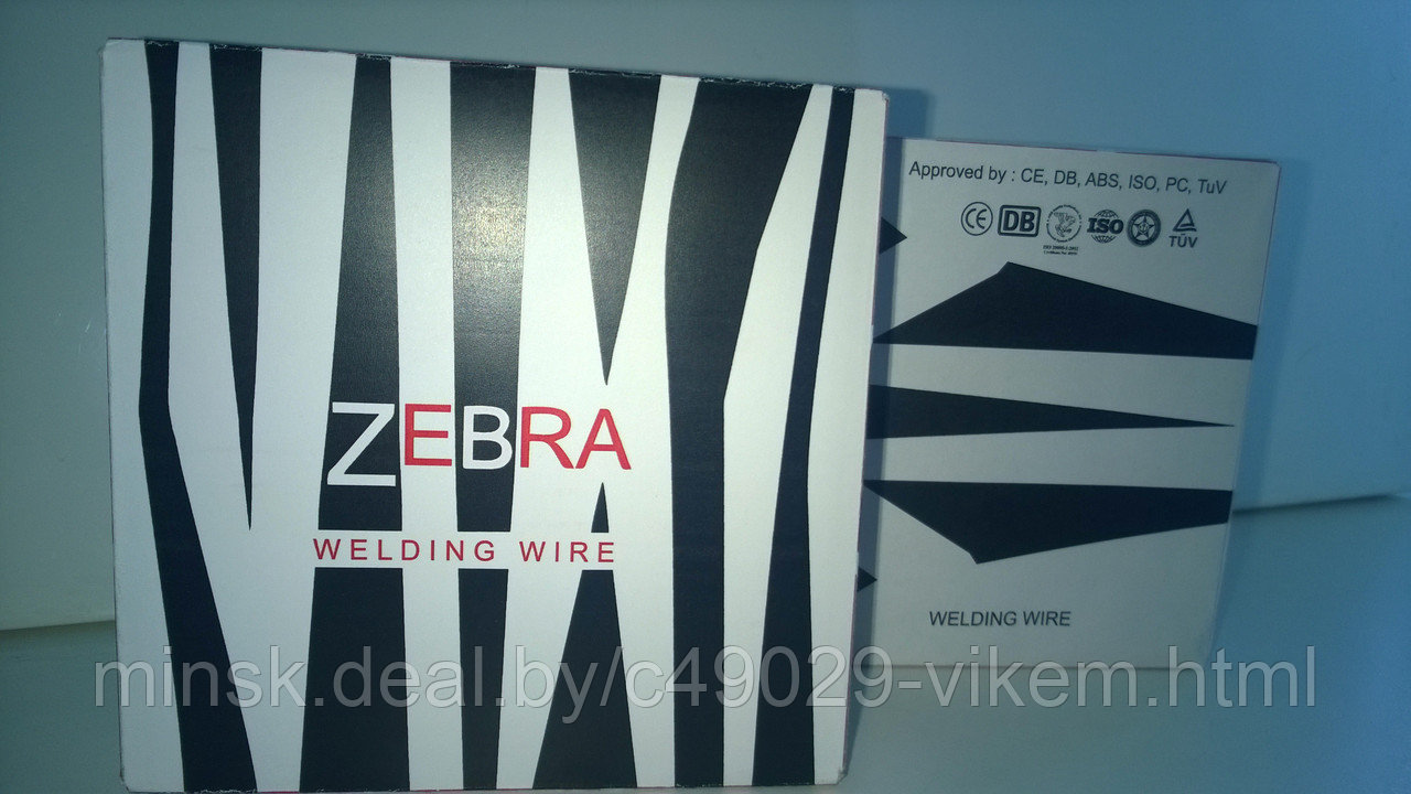 Проволока сварочная омеднённая ZEBRA д.1,2 мм., 15 кг. в катушках ER70S-6