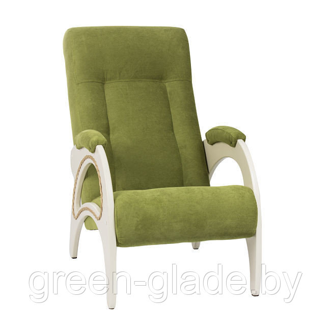 Кресло для отдыха модель 41 каркас Дуб шампань ткань Verona Apple Green - фото 3 - id-p47956595