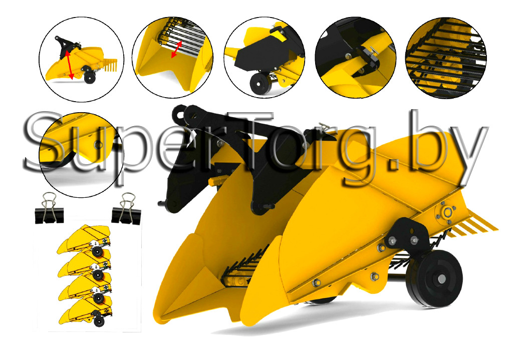 Картофелекопалка a12s для мини-трактора