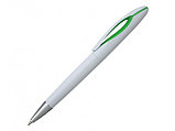 Пластиковая шариковая ручка для нанесения логотипа  зеленая, фото 3