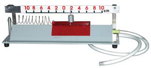 Прибор для демонстрации механ. колебаний (на воздушной подушке)