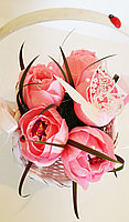 Корзинка "Розовые розы", фото 4