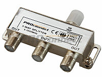 ДЕЛИТЕЛЬ ТВ х 3 под F разъём 5-1000 МГц PROCONNECT (05-6022)