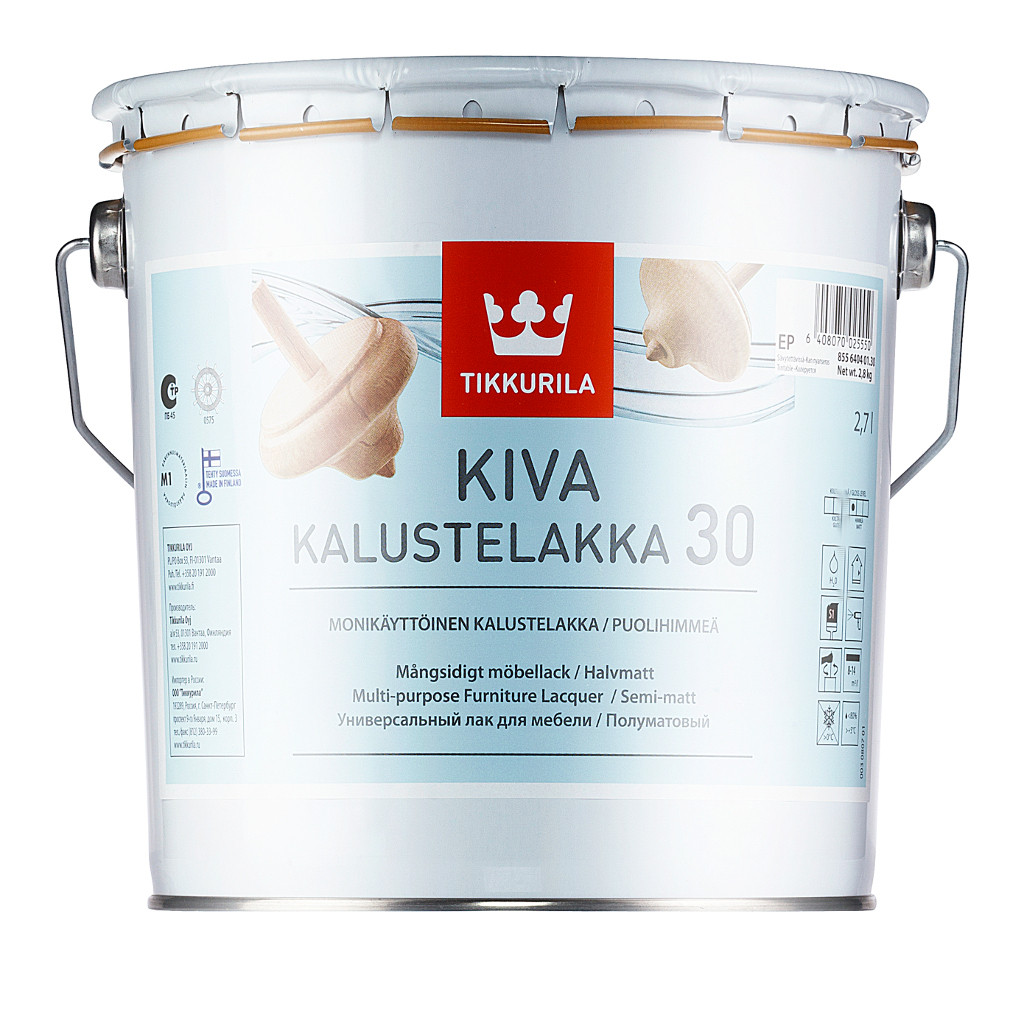 Лак для мебели Kiva 30 2,7 л