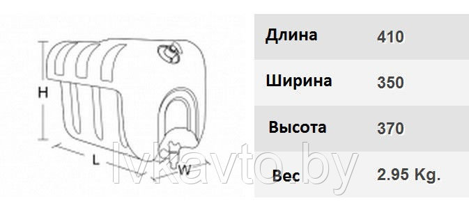 Автомобильный бак для воды 30 литров. Рукомойник. - фото 2 - id-p48084060