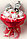Букет из мягких игрушек (на свадьбу), арт. СВ05 (красный), фото 2