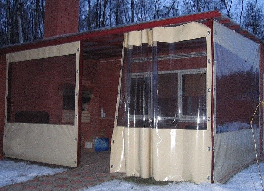 Прозрачные шторы из ПВХ - фото 3 - id-p48122275