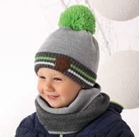 Комплект (шапка+шарф) для мальчика