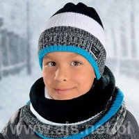 Комплект (шапка+шарф) для мальчика