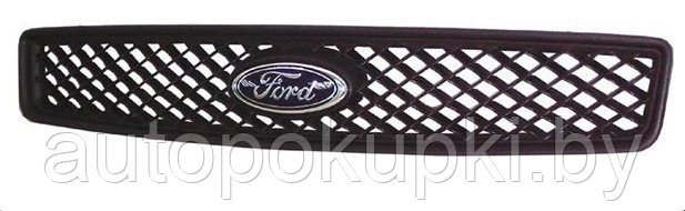 РЕШЕТКА РАДИАТОРА Ford Fusion / Форд Фьюжн , до 09.2005, черная, без эмблемы