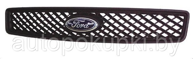 РЕШЕТКА РАДИАТОРА Ford Fusion / Форд Фьюжн , до 09.2005, черная, без эмблемы - фото 1 - id-p1680138