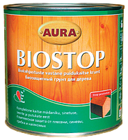 Биозащитный грунт для древесины Aura Biostop 0,7 л