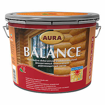 Декоративно-защитное средство для дерева Aura Balance 2,7 л  Некондиция (помятая тара)