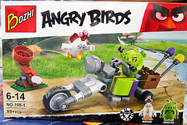 Конструктор ANGRY BIRDS 108-1 Матильда и Свинобайк, с катапультой (аналог Lego 75822)