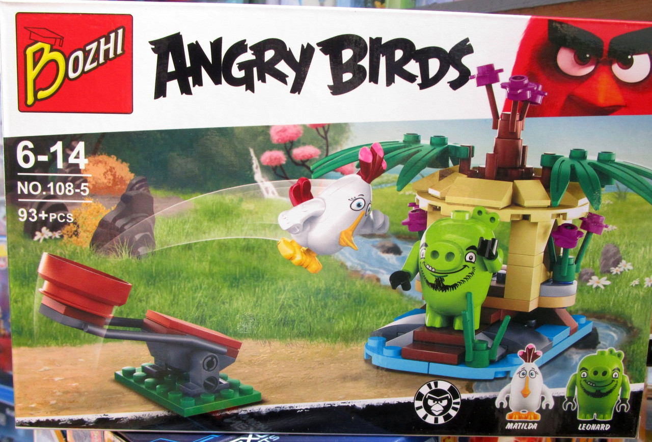 Конструктор Angry Birds "Матильда и Леонард", 108-5