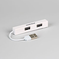 USB Hub (usb-концентратор) 4 порта белый (SBHA-408-W)