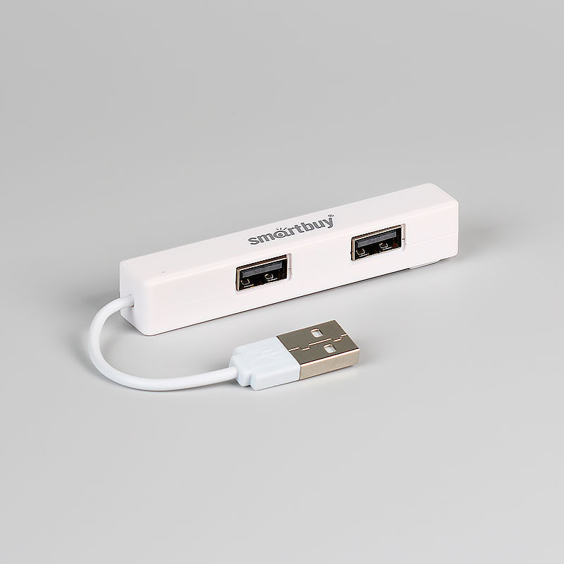 USB Hub (usb-концентратор) 4 порта белый (SBHA-408-W) - фото 1 - id-p22484299